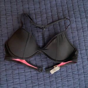 Pink padded bikini top